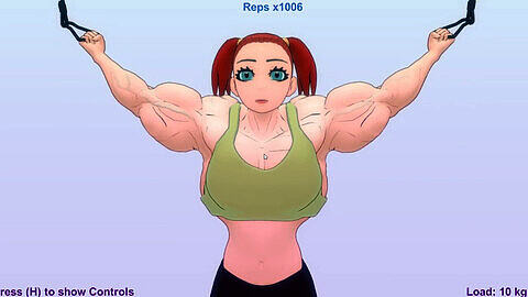 480px x 270px - Female Muscle Anime, Breast Expansion - Videosection.com