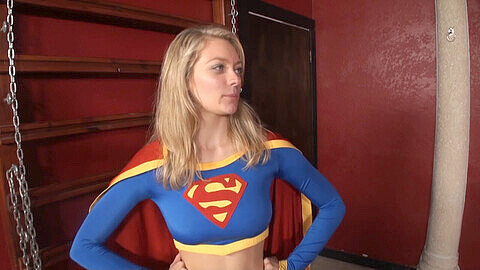 Erotic Superheroine Lesbians - Supergirl Vs Evil Supergirl, Defeated - Videosection.com
