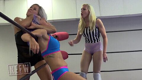 Wrestling Porn Girls Swimsuit - Sexy Chicks Enjoy Pro Wrestling With Big Boobs - Videosection.com