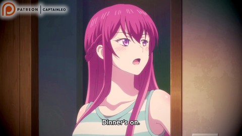 Adorable college girl in unfiltered anime cartoon